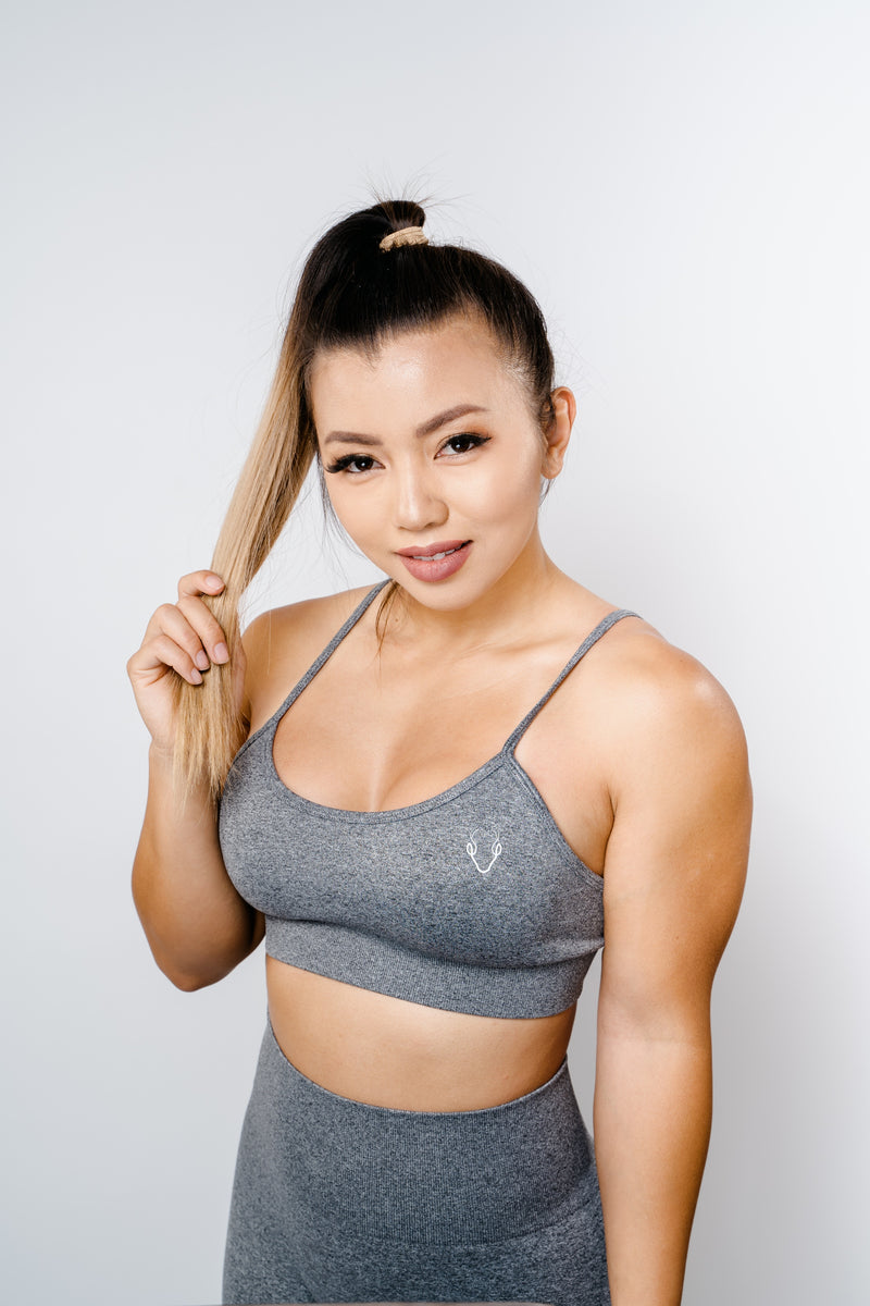 Sundae Sports Bra - Black Sesame