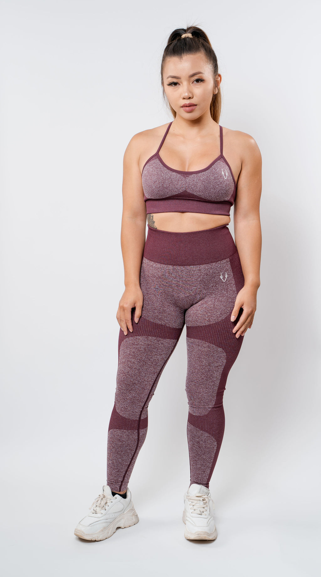 Power Leggings - Grape