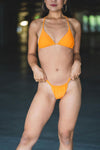 Triangle Bikini Top - Tangerine